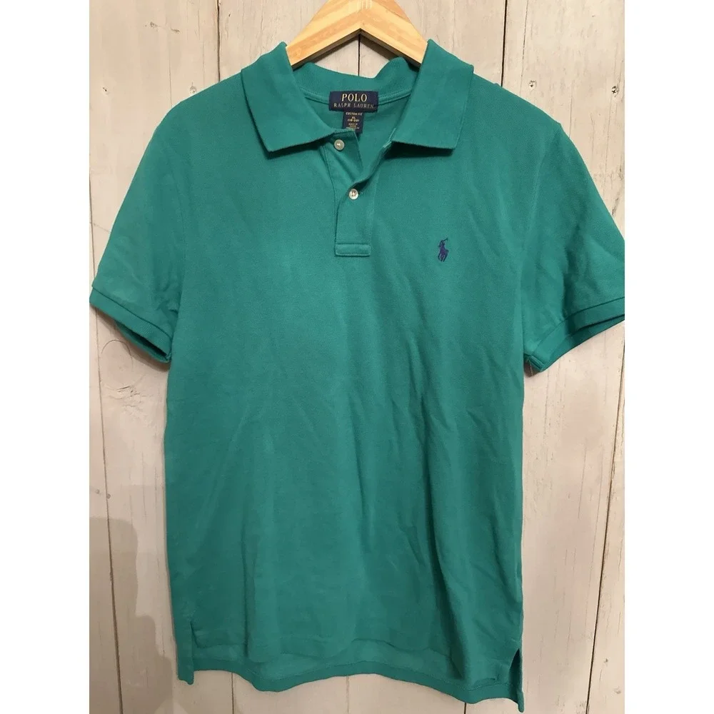 Polo Ralph‎ Lauren Bright Green Polo Shirt Boys Youth Size XLarge New
